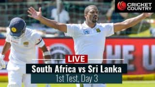 Live Cricket Score, South Africa vs Sri Lanka, 1st Test, Day 3: STUMPS